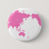 BADGE ROND 5 CM MONDE ROSE (Devant)