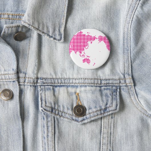 BADGE ROND 5 CM MONDE ROSE (En situation)