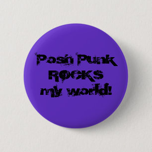 Badge Rond 5 Cm Monde snob de PunkROCKSmy !