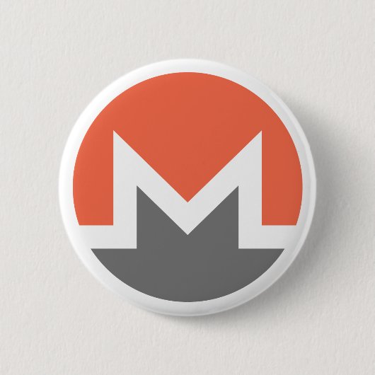 Badge Rond 5 Cm Monero (xmr) (Devant)