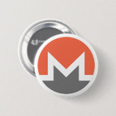 Badge Rond 5 Cm Monero (xmr) (Devant & derrière)