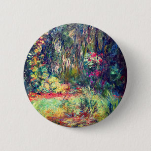 Badge Rond 5 Cm Monet Water Lily Pond