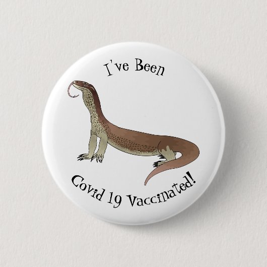 Badge Rond 5 Cm Monitor lizard (Devant)