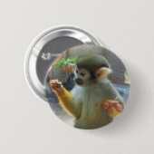 Badge Rond 5 Cm Monkey (Devant & derrière)