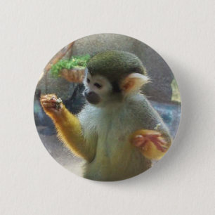 Badge Rond 5 Cm Monkey