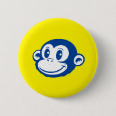 Badge Rond 5 Cm Monkey (Devant)