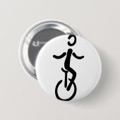 Badge Rond 5 Cm Monocycle (Devant & derrière)