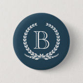 Badge Rond 5 Cm Monogram design (Devant)