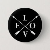 Badge Rond 5 Cm monogramme amour (Devant)
