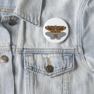 Badge Rond 5 Cm Monogramme Brahmin Moth