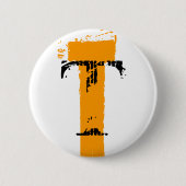 Badge Rond 5 Cm monogramme T (Devant)