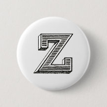 Monogramme Z, lettre Z, alphabet z, noir et blanc