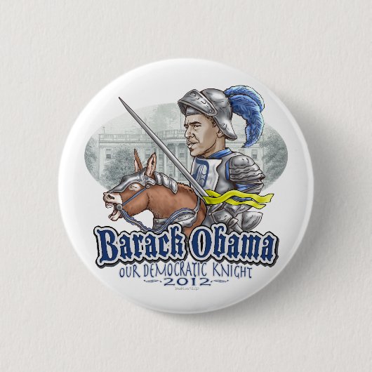 Badge Rond 5 Cm Monsieur Barack Obama (Devant)