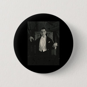 Badge Rond 5 Cm Monster de film d'horreur Halloween comte Dracula 