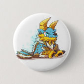 Badge Rond 5 Cm Monster Hunter Chibi zinogre (Devant)