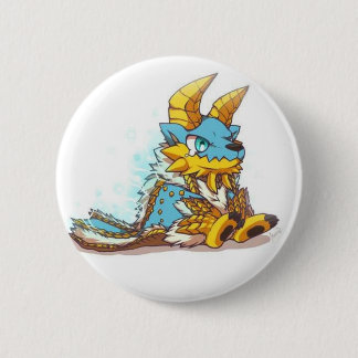Badge Rond 5 Cm Monster Hunter Chibi zinogre