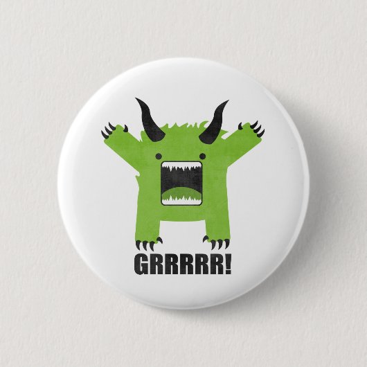 Badge Rond 5 Cm monstre (Devant)