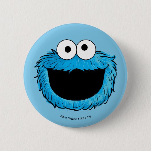 Badge Rond 5 Cm Monstre à la fin de cette histoire | Cookie Monste (Devant)