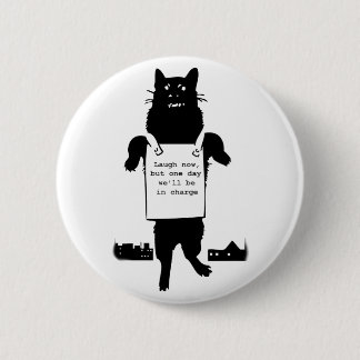 Badge Rond 5 Cm Monstre Cat