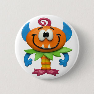 Badge Rond 5 Cm Monstre de bébé