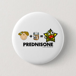 Badge Rond 5 Cm Monstre de prednisone