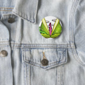 Badge Rond 5 Cm monstre vénérienne (En situation)