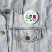 Badge Rond 5 Cm Monstres ridicules (En situation)