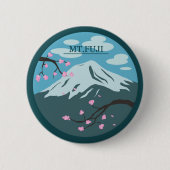 Badge Rond 5 Cm Mont Fuji (Devant)