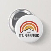 Badge Rond 5 Cm Mont Garfield New Hampshire (Devant & derrière)