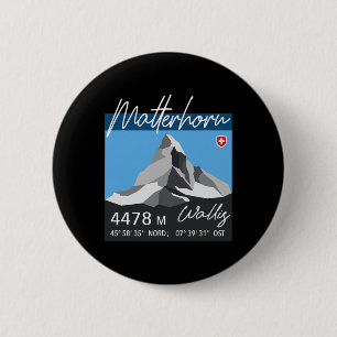 Badge Rond 5 Cm Mont Problemhorn Suisse Randonnée Ascension Randon