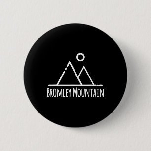 Badge Rond 5 Cm Montagne de Bromley Skieur Ski Alpin Camping Rando