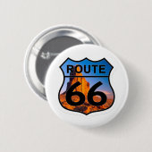 Badge Rond 5 Cm montagne de l'itinéraire 66 (Devant & derrière)