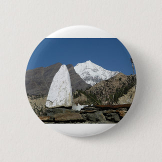 Badge Rond 5 Cm Montagnes au Népal