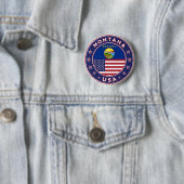 Badge Rond 5 Cm Montana (En situation)