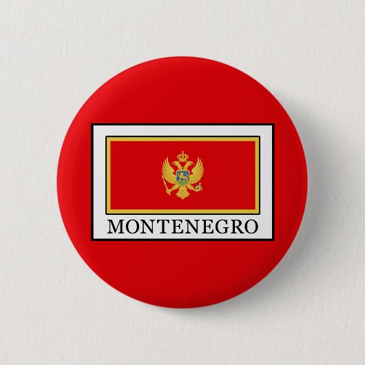 Badge Rond 5 Cm Monténégro (Devant)