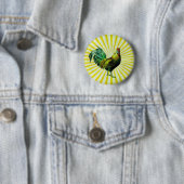 Badge Rond 5 Cm Monter et briller (En situation)