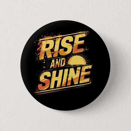 Badge Rond 5 Cm Monter et briller (Devant)