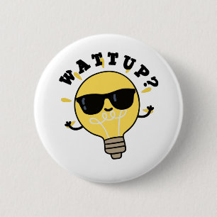 Badge Rond 5 Cm Monter Funny Puce électrique