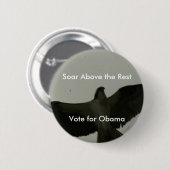 Badge Rond 5 Cm Montez au-dessus du repos (Devant & derrière)