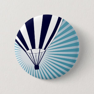 Badge Rond 5 Cm montgolfière
