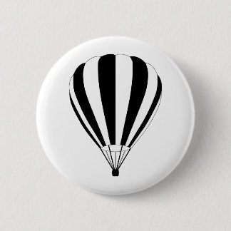 Badge Rond 5 Cm montgolfière de fond de soleil