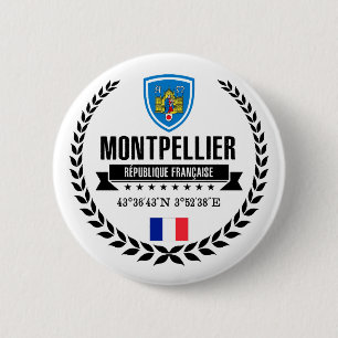 Badge Rond 5 Cm Montpellier