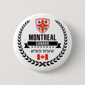 Badge Rond 5 Cm Montréal (Devant)