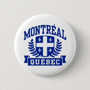 Badge Rond 5 Cm Montréal Québec