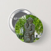 Badge Rond 5 Cm Monument de Paracelse à Salzbourg (Devant & derrière)