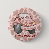 Badge Rond 5 Cm Moo Car (Devant)