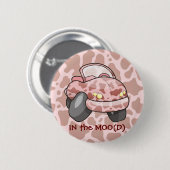 Badge Rond 5 Cm Moo Car (Devant & derrière)