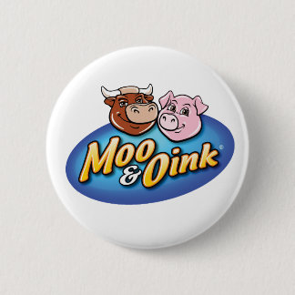 Badge Rond 5 Cm Moo & Oink Fun Button