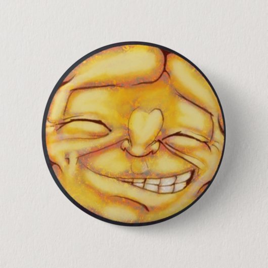 Badge Rond 5 Cm MoodBadge - heureux ! (Devant)
