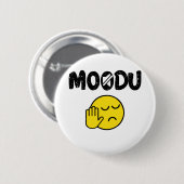 Badge Rond 5 Cm Moodu Tamil Shutup drôle (Devant & derrière)
